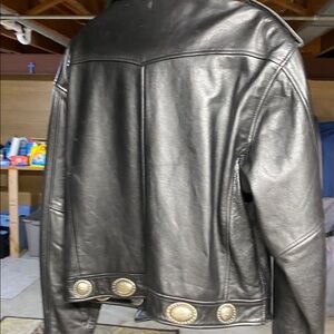Harley-Davidson Black Leather Studded Jacket